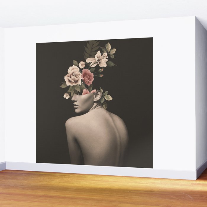 Night Garden 6 Wall Mural Gallery Image 2