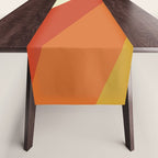 Renpet - Colorful Classic Abstract Minimal Retro 70s Style Stripes Design Table Runner Gallery Image 1
