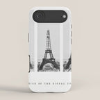 1888-1889 The Rise of the Eiffel Tower Construction Sequence black and white photography iPhone Case Gallery Image 2