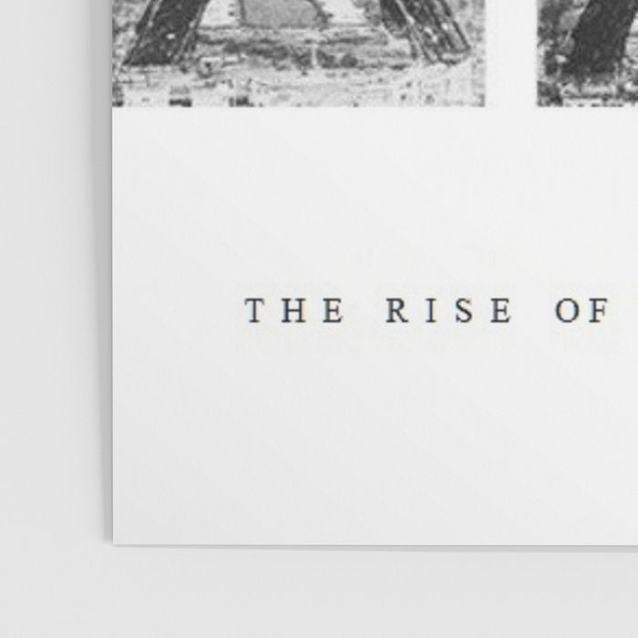 1888-1889 The Rise of the Eiffel Tower Construction Sequence black and white photography Poster Gallery Image 3