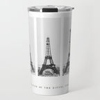 1888-1889 The Rise of the Eiffel Tower Construction Sequence black and white photography Travel Mug Gallery Image 1