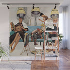 Retro Beauty Salon Wall Mural Gallery Image 1