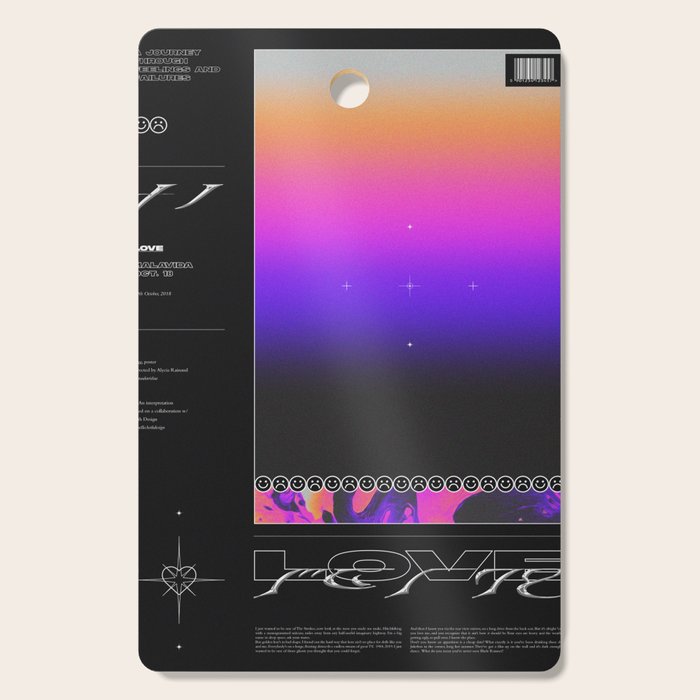 SHADES â¤ LOVE Cutting Board Gallery Image 1