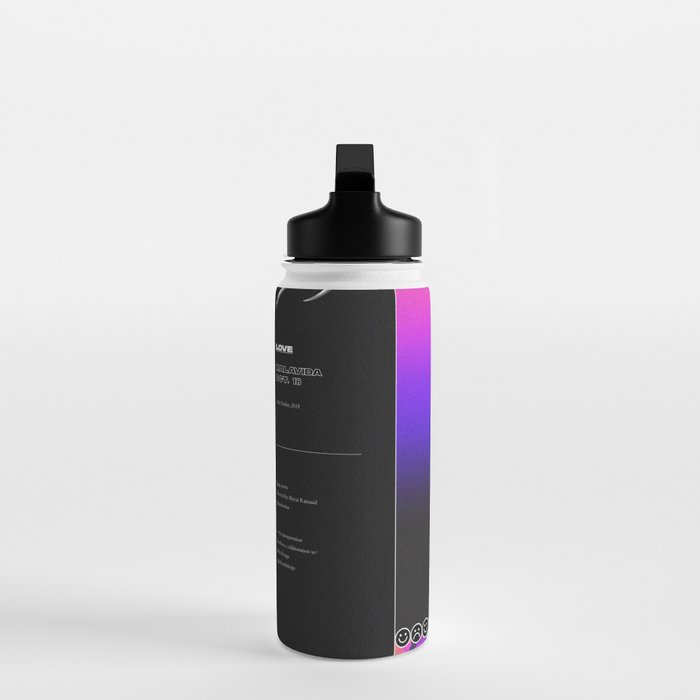 SHADES â¤ LOVE Water Bottle Gallery Image 3