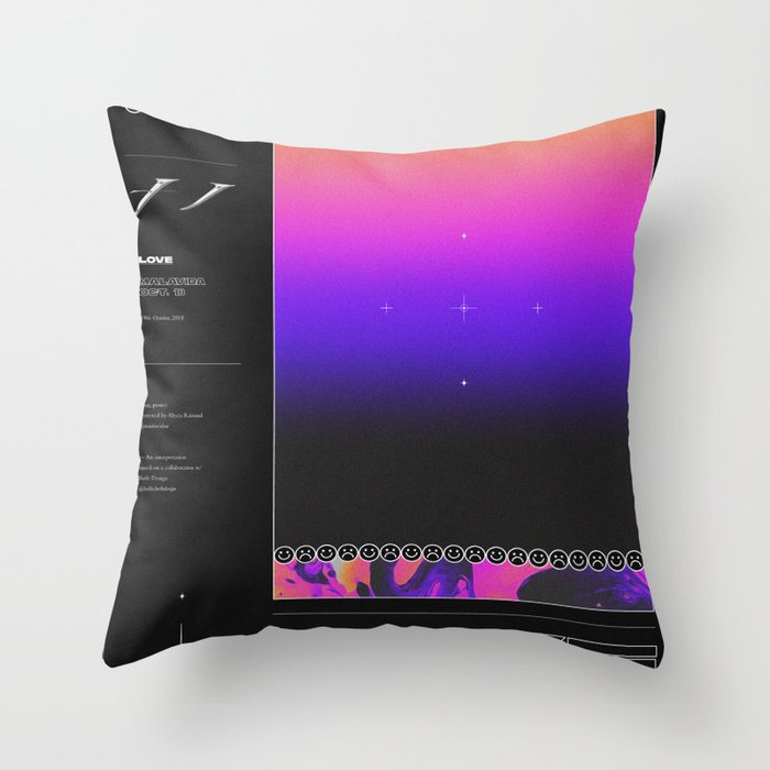 SHADES â¤ LOVE Throw Pillow Gallery Image 6