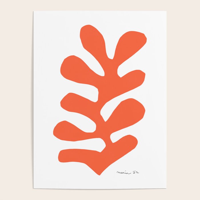 Matisse - Papiers Découpés (Cut Out Papers) 1952 Artwork Poster Gallery Image 4