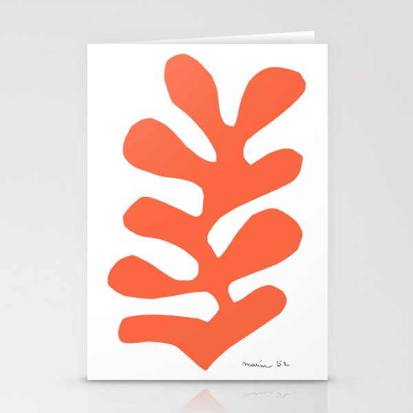 Matisse - Papiers Découpés (Cut Out Papers) 1952 Artwork Stationery Card Gallery Image 2