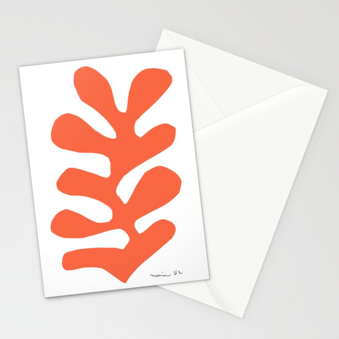 Matisse - Papiers Découpés (Cut Out Papers) 1952 Artwork Stationery Card Gallery Image 2