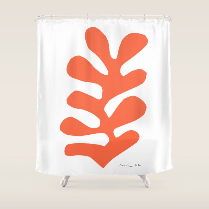 Matisse - Papiers Découpés (Cut Out Papers) 1952 Artwork Shower Curtain Gallery Image 1