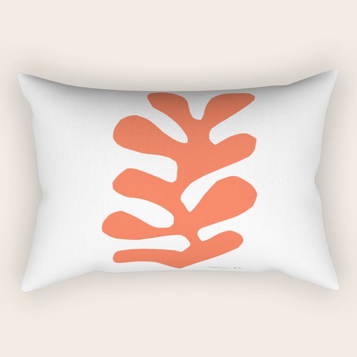 Matisse - Papiers Découpés (Cut Out Papers) 1952 Artwork Rectangular Pillow Gallery Image 1