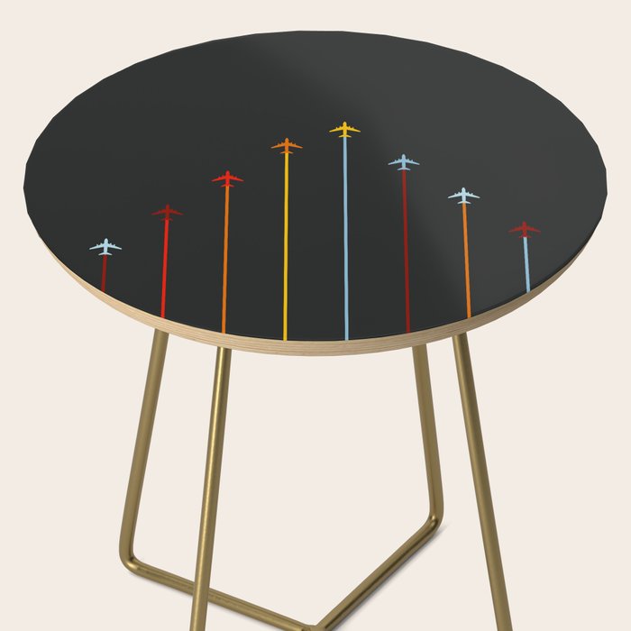 Retro Airplanes 07 Side Table Gallery Image 2