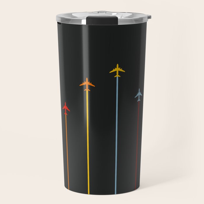 Retro Airplanes 07 Travel Mug Gallery Image 1