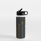 Retro Airplanes 07 Water Bottle Gallery Image 1