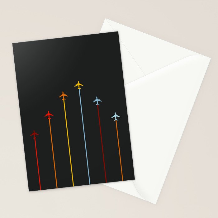 Retro Airplanes 07 Stationery Card Gallery Image 2
