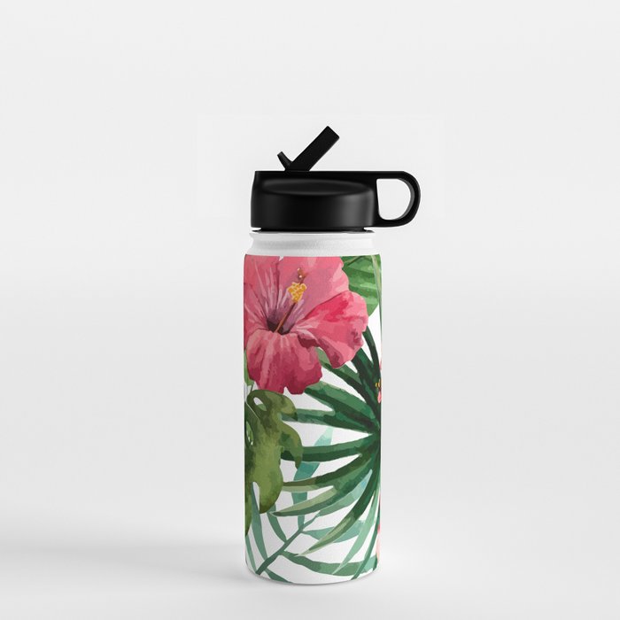 tropical hibiscus Water Bottle Gallery Image 1