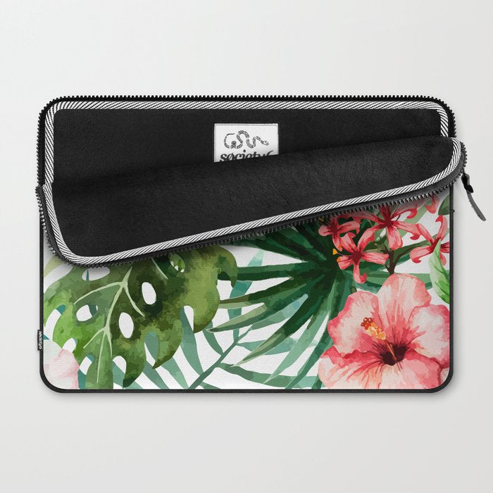 tropical hibiscus Laptop Sleeve Gallery Image 2