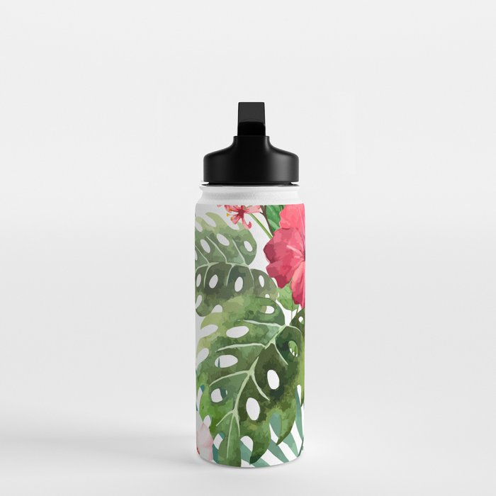 tropical hibiscus Water Bottle Gallery Image 3