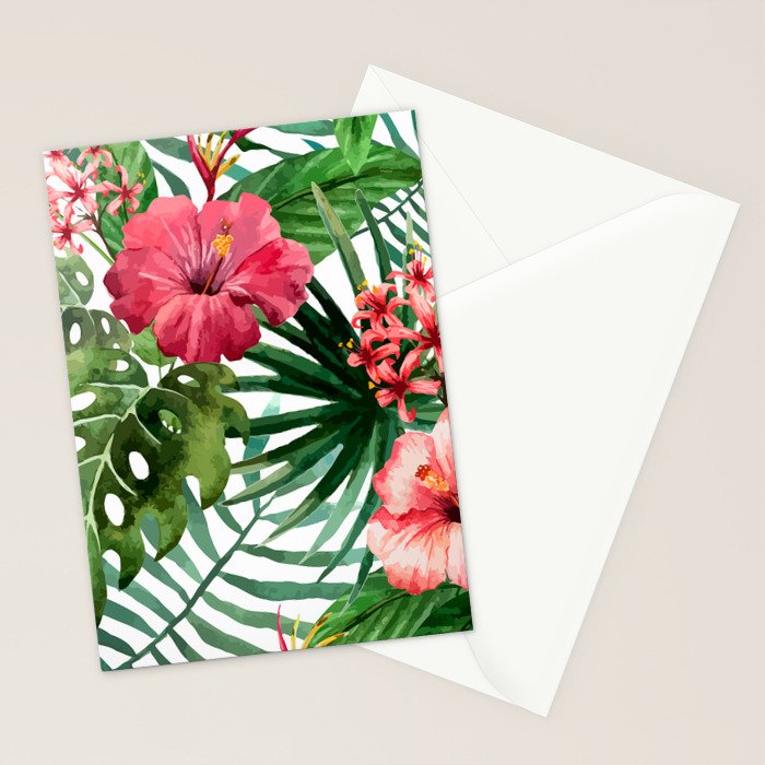 tropical hibiscus Stationery Card Gallery Image 2