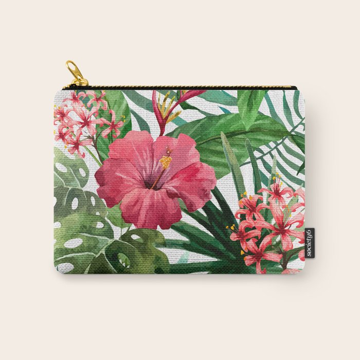 tropical hibiscus Carry All Pouch Gallery Image 1