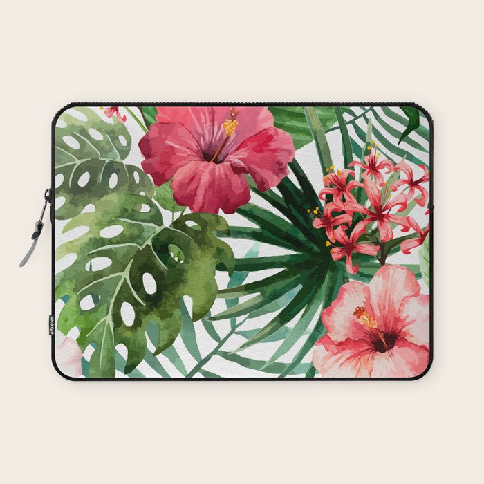 tropical hibiscus Laptop Sleeve Gallery Image 1