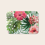 tropical hibiscus Bath Mat Gallery Image 1