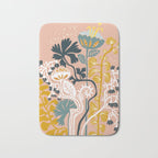Stockholm garden day blush Bath Mat Gallery Image 1