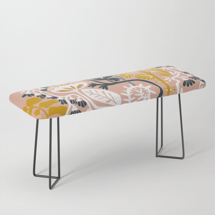 Stockholm garden day blush Bench Gallery Image 1