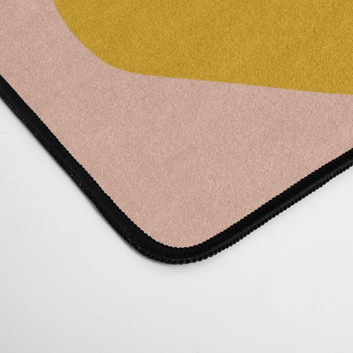 Stockholm garden day blush Desk Mat Gallery Image 4