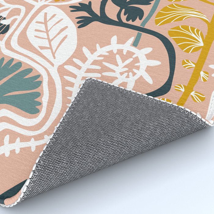 Stockholm garden day blush Rug Gallery Image 4
