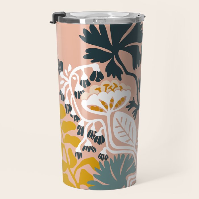 Stockholm garden day blush Travel Mug Gallery Image 3