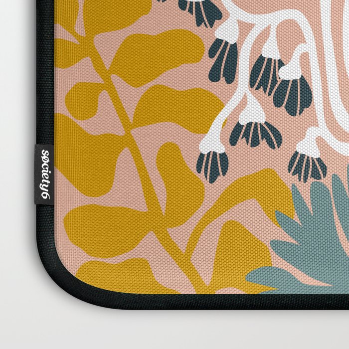 Stockholm garden day blush Laptop Sleeve Gallery Image 3