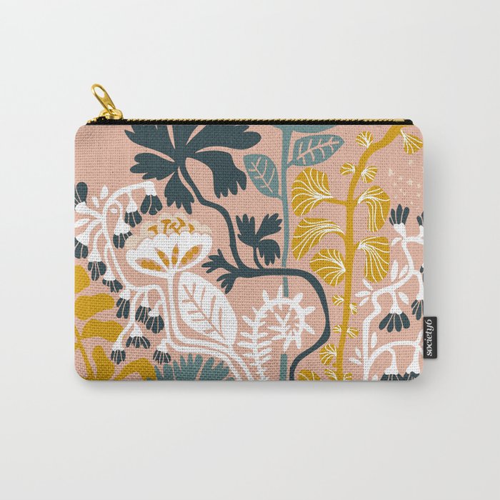 Stockholm garden day blush Carry All Pouch Gallery Image 1
