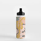 Stockholm garden day blush Water Bottle Gallery Image 2