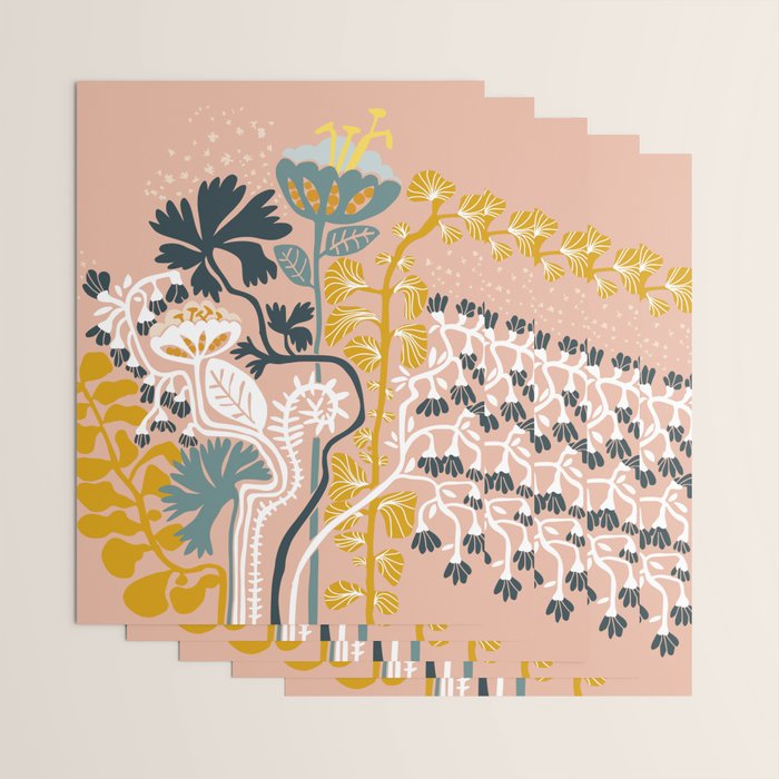 Stockholm garden day blush Wrapping Paper Gallery Image 3