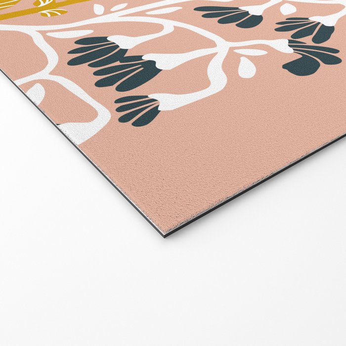 Stockholm garden day blush Welcome Mat Gallery Image 2