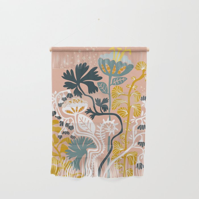 Stockholm garden day blush Wall Hanging Gallery Image 1