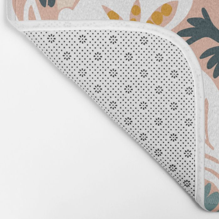 Stockholm garden day blush Bath Mat Gallery Image 2