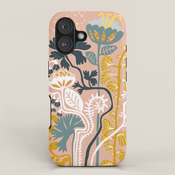 Stockholm garden day blush iPhone Case Gallery Image 1