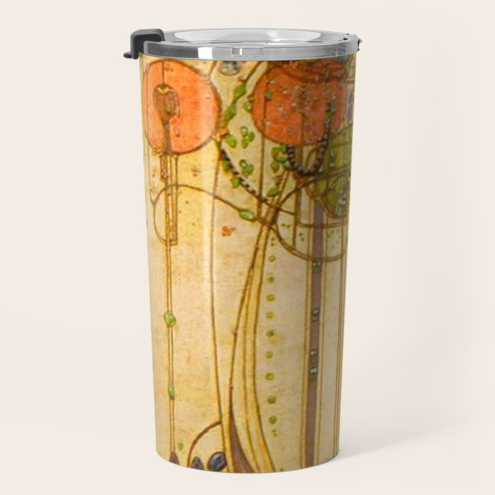 Charles Rennie Mackintosh , The Wassail , 1900 Travel Mug Gallery Image 3