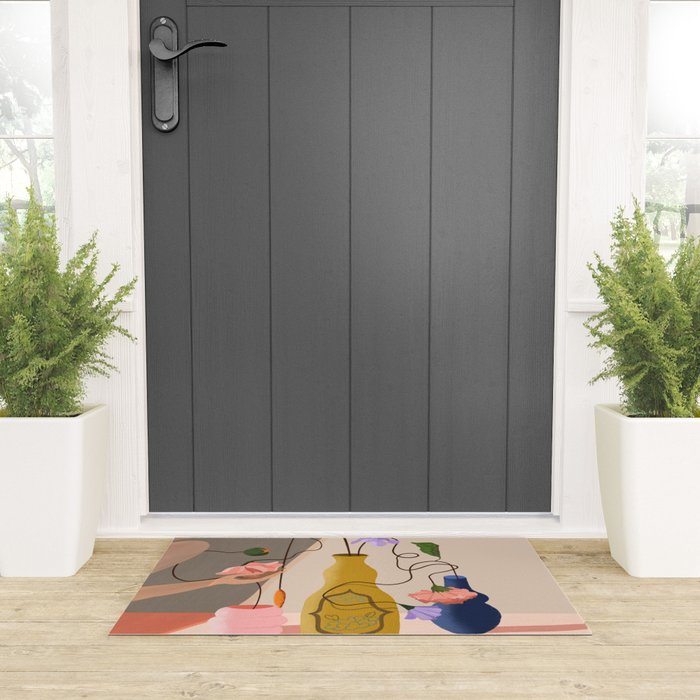 Floral Arrangement Welcome Mat Gallery Image 3