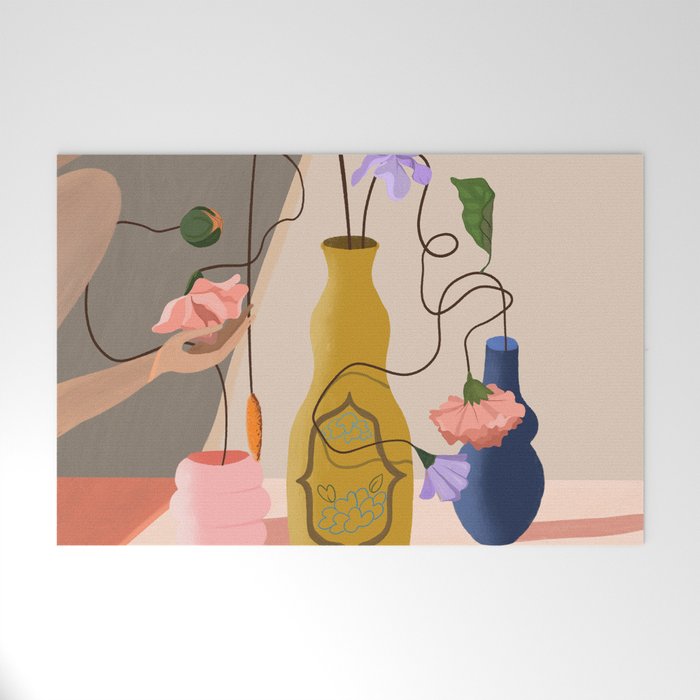 Floral Arrangement Welcome Mat Gallery Image 1