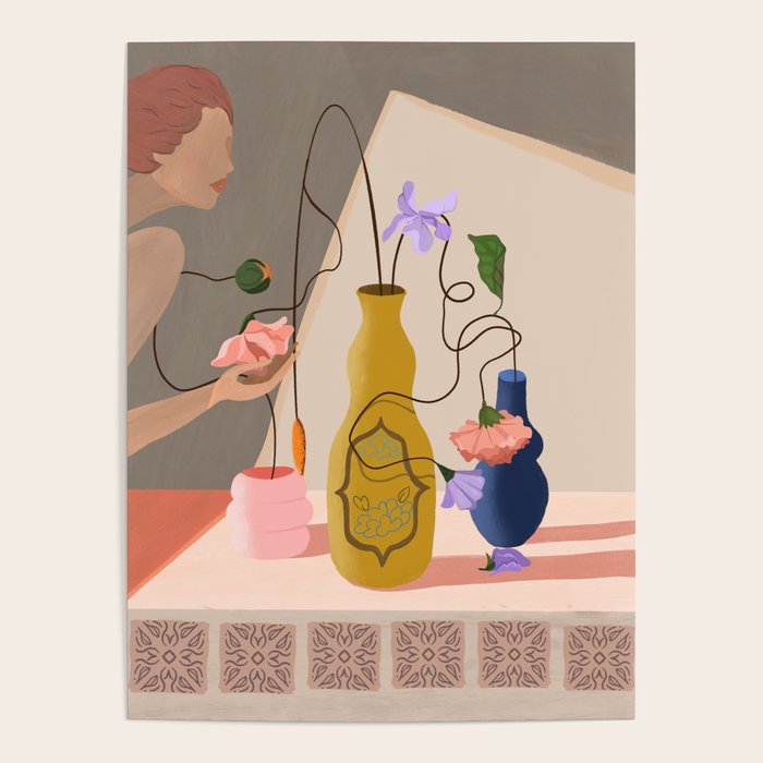 Floral Arrangement Poster Gallery Image 1