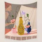 Floral Arrangement Wall Tapestry Gallery Image 4