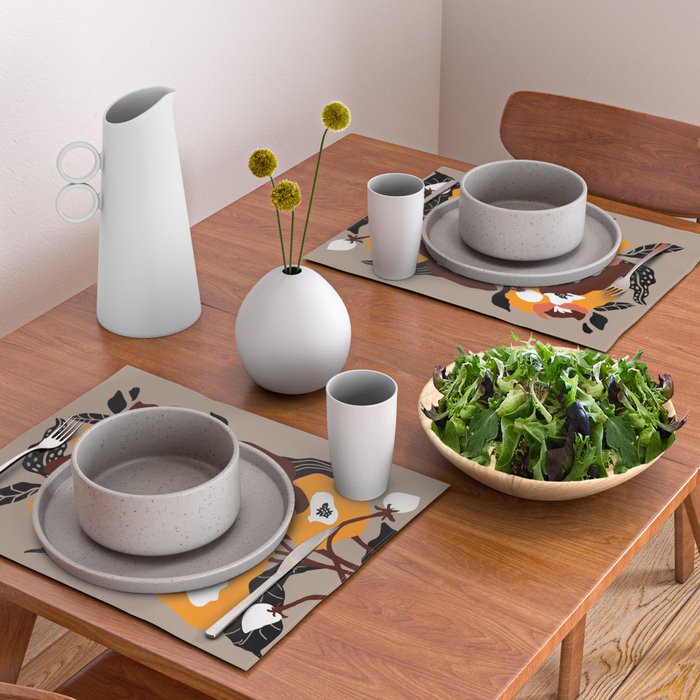outside in my garden by sun Placemat Gallery Image 2