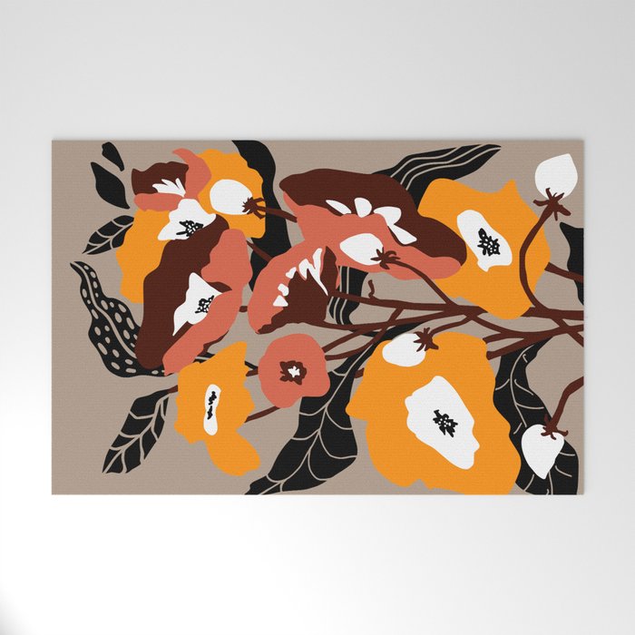 outside in my garden by sun Welcome Mat Gallery Image 1
