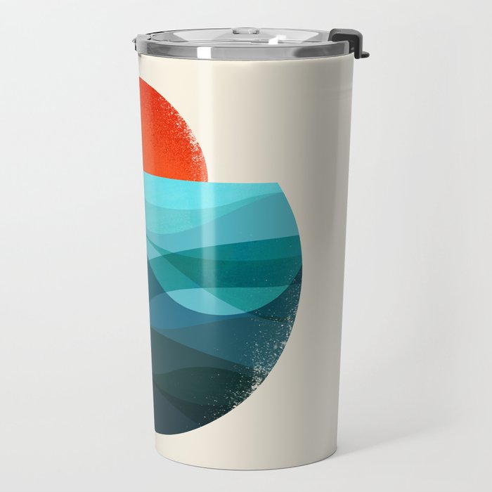 Deep blue ocean Travel Mug Gallery Image 2