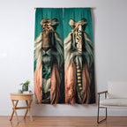 One Love, One World, A Vision of Unity, Tigers Art Window Curtain Gallery Image 5