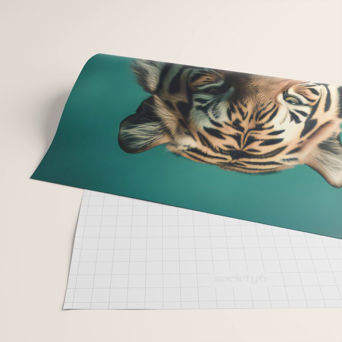 One Love, One World, A Vision of Unity, Tigers Art Wrapping Paper Gallery Image 2