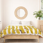 Songbirds sitting in the birchwood Duvet Cover Gallery Image 3