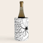 Loose Flower Study Black And White Wine Chiller Gallery Image 2